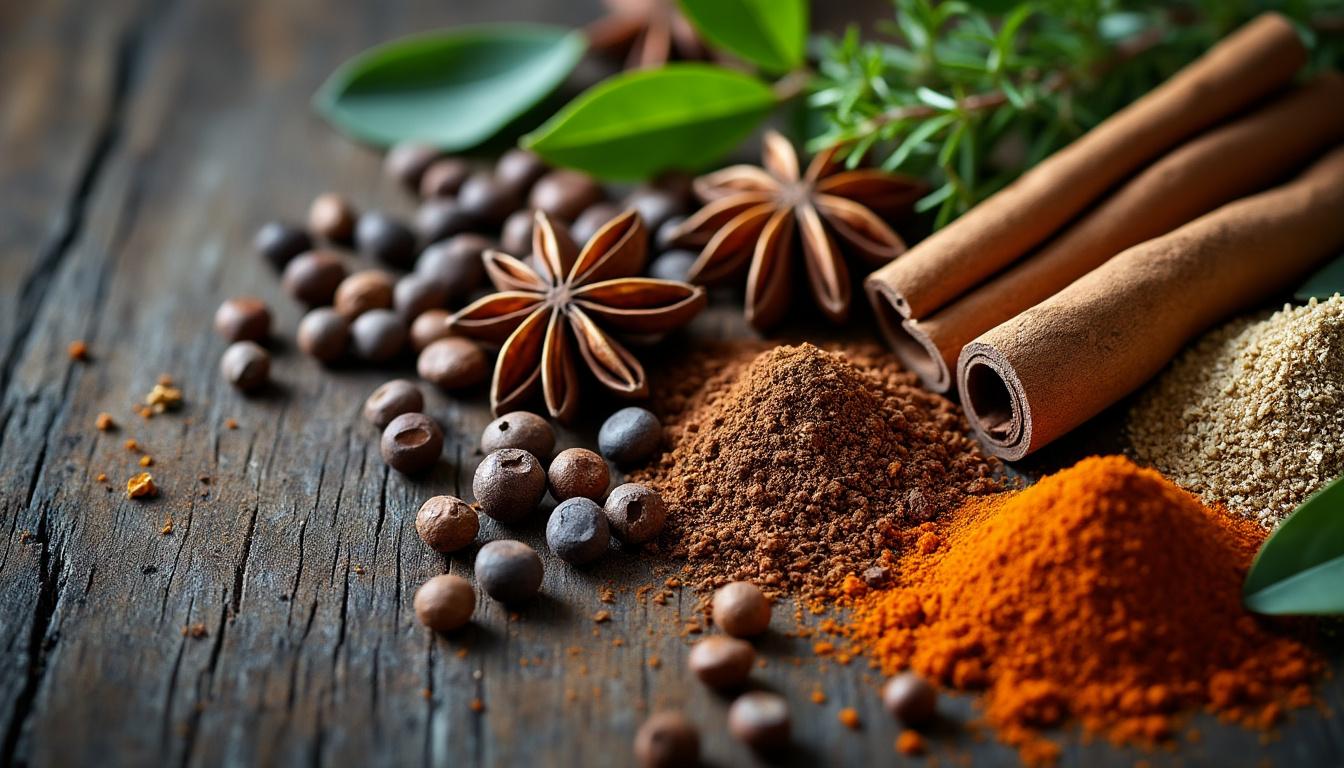 découvrez notre liste complète des épices incontournables pour relever vos plats. apprenez à utiliser chaque épice et enrichissez vos recettes grâce à des saveurs authentiques.
