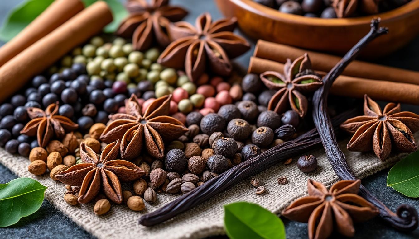 découvrez une liste complète des épices, leurs saveurs uniques et leurs utilisations pour sublimer vos plats. idéal pour les passionnés de cuisine et les curieux des saveurs du monde.