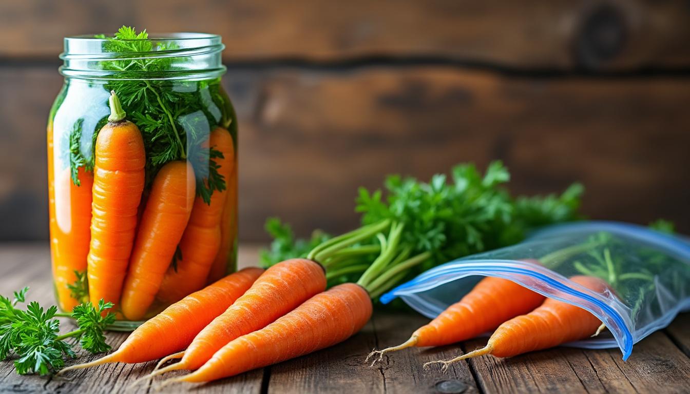 découvrez les meilleures astuces pour conserver les carottes fraîches plus longtemps et préserver leur saveur et leurs nutriments.