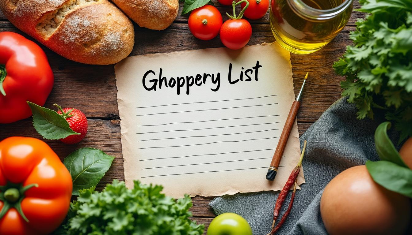découvrez une liste type de courses complète pour organiser vos achats facilement et gagner du temps au supermarché.