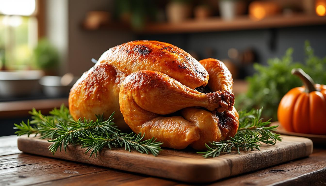 découvrez le temps de cuisson idéal de la dinde par kilogramme pour une viande tendre et savoureuse. suivez nos conseils simples et précis pour réussir votre repas de fête.